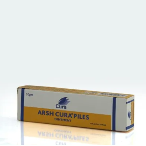 Cura Arshcura Ointment – Ayurvedic Piles Relief Cream for Pain, Itching & Swelling