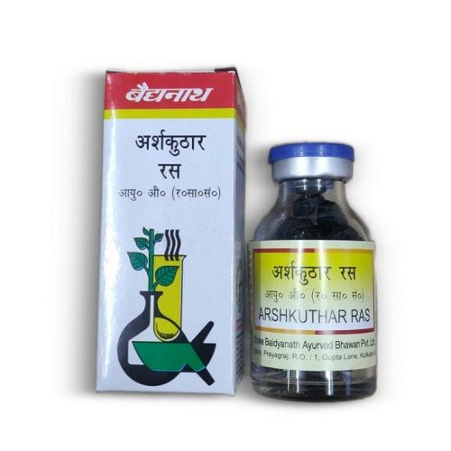 Baidyanath Arshkuthar Ras – Relief for Piles, Fissures & Indigestion (Ayurvedic Tablets)