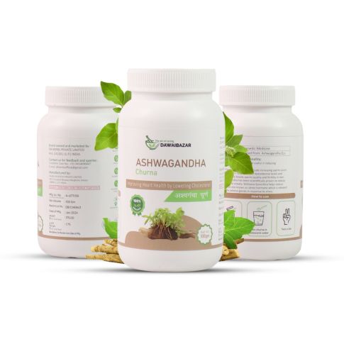 Dawaibazar Ashwagandha Churna 100g – Organic Ayurvedic Strength & Wellness Powder - LUXURY GLOW