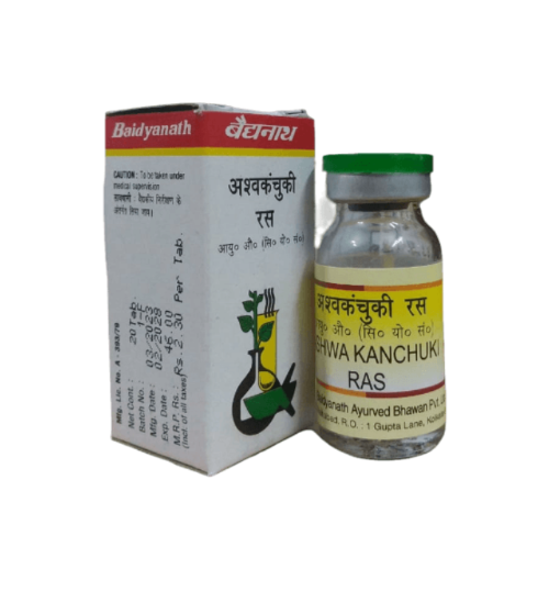 Baidyanath Ashwa Kanchuki Ras – Herbal Relief for Cold, Cough, Bronchitis & Respiratory Support (40 Tablets)