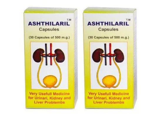 Asthilaril Capsules 500mg (30 Capsules Each) Pack of 2 | Ayurvedic Joint & Bone Support Formula