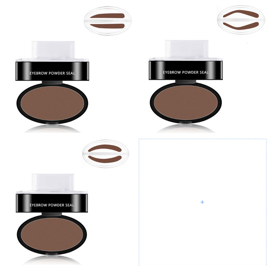 LuxuryGlow Waterproof Eyebrow Stamp Kit with Stencils – Instant Natural Brows