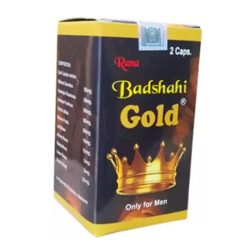 Rana Herbals Badshahi Gold Capsule – Ayurvedic Vitality & Energy Support - LUXURY GLOW