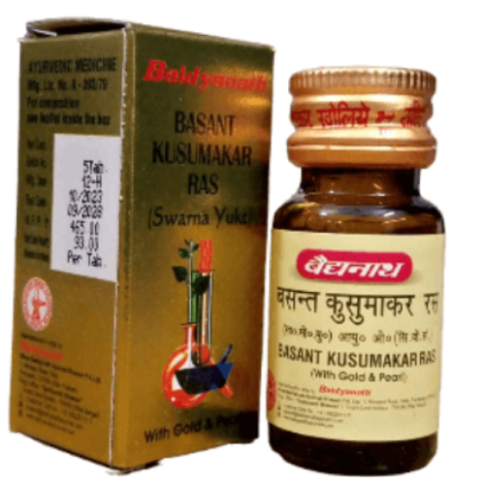 Baidyanath Vasant Kusumakar Ras (S.Y.) – Premium Ayurvedic Rejuvenation & Vitality Support