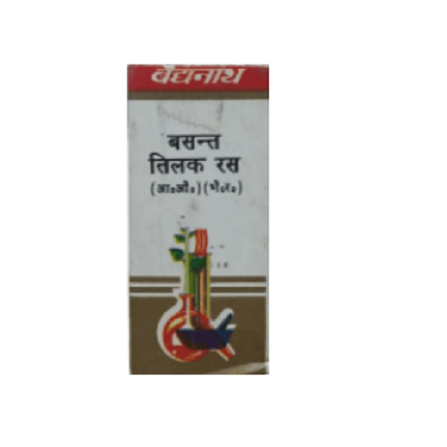 Baidyanath Basant Tilak Ras – Ayurvedic Rejuvenator for Energy, Nerve Strength & Sugar Balance