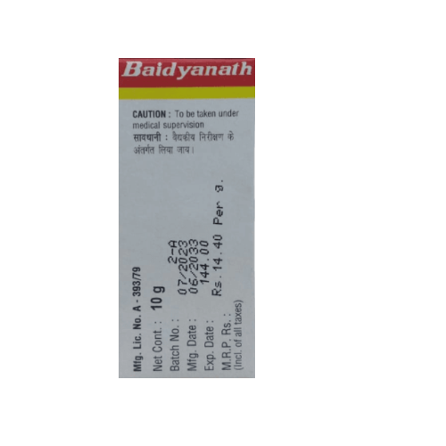 Baidyanath Bol Parpati – Ayurvedic Support for Bleeding Disorders & Menorrhagia