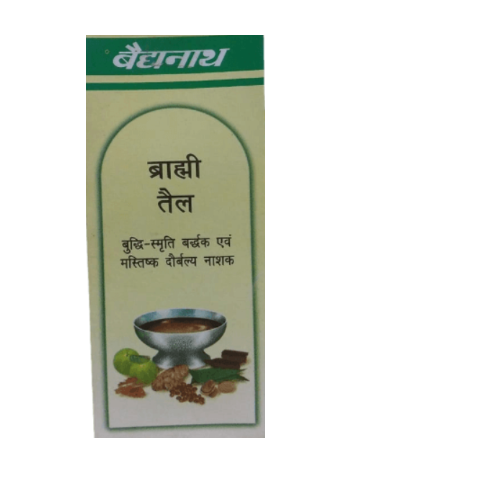 Baidyanath Brahmi Tel 50ml – Stress Relief, Memory Booster & Ayurvedic Cognitive Oil