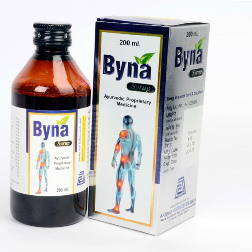 Byna Herbal Pain Relief Syrup – Joint & Muscle Comfort by Akshay Ayurved Bhawan