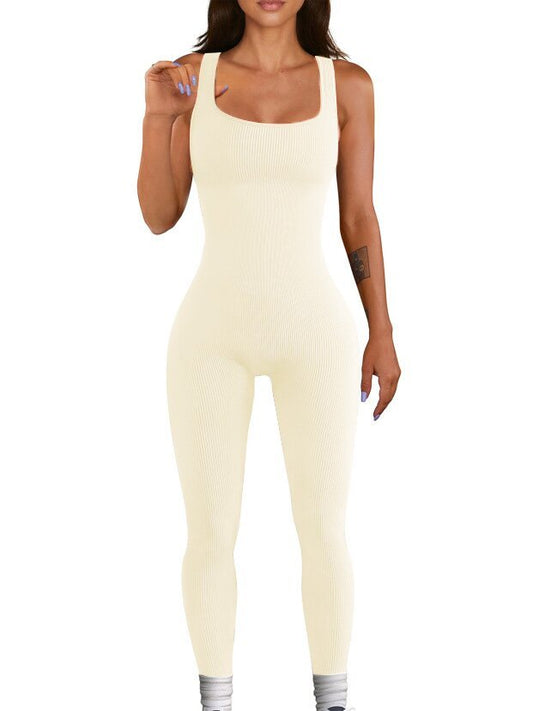 Camiseta sin mangas con tirantes y mallas de LuxuryGlow para mujer: mezcla de elastano, manga larga y botones.