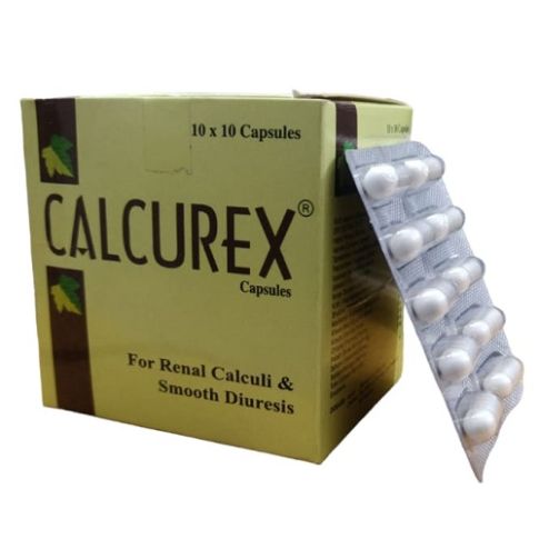 Growel Pharmaceuticals Calcurex Capsules – Herbal Urinary & Kidney Support (10 Capsules) - LUXURY GLOW
