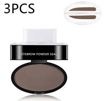LuxuryGlow Waterproof Eyebrow Stamp Kit with Stencils – Instant Natural Brows