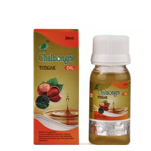 Cura Chalmogra Oil – Ayurvedic Skin & Nerve Care Oil for Itching, Dryness & Redness