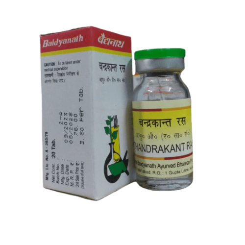 Baidyanath Chandrakant Ras – Ayurvedic Respiratory Support Tablets (20 Tabs)
