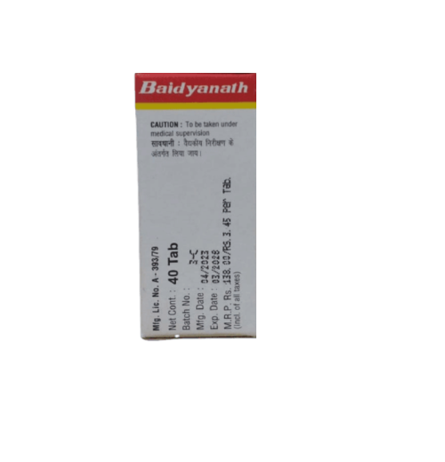 Baidyanath Chandranshu Ras – Ayurvedic Tablets for Vaginal Infection Relief & Intimate Health