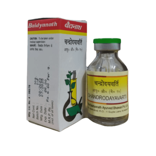 Baidyanath Chandrodaya Varti – Ayurvedic Tablets for Strength, Stamina & Sexual Wellness