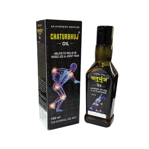 Chaturbhuj Ayurvedic Pain Relief Oil – Herbal Massage Oil for Joint & Muscle Comfort