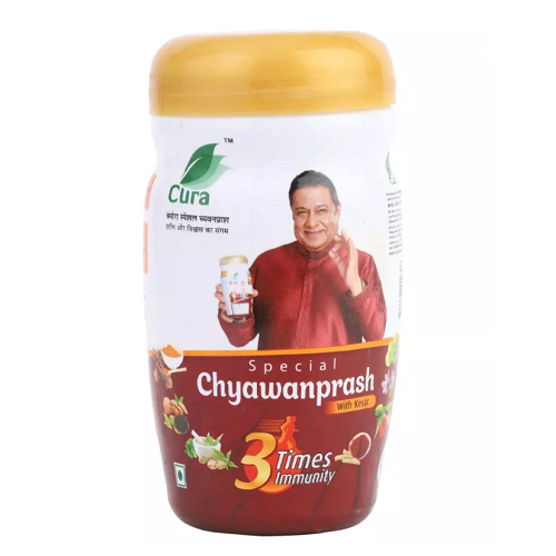 Cura Chyawanprash Awaleh – Immunity Booster with 40+ Ayurvedic Herbs