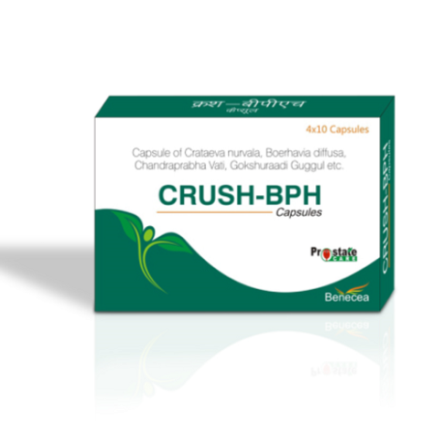 Shree Dhanwantri Crush-BPH Capsule for Prostate & Urinary Health (40 Capsules)