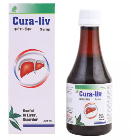 Cura Liv Syrup – Ayurvedic Liver Detox, Appetite Booster & Digestive Support (200ml)