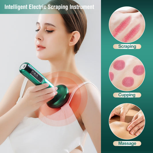 LuxuryGlow Electric Vacuum Cupping Massager – Anti-Cellulite Gua Sha Slimming Device