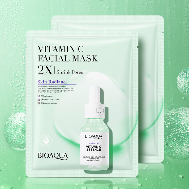 BIOAOUA Collagen & Hyaluronic Acid Face Mask – Hydrating & Firming Sheet Mask