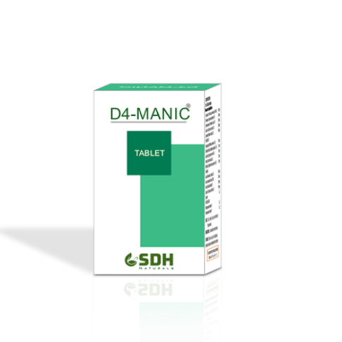 Shree Dhanwantri D4-Manic Tablet for Blood Sugar & Metabolic Support (60 Tablets)