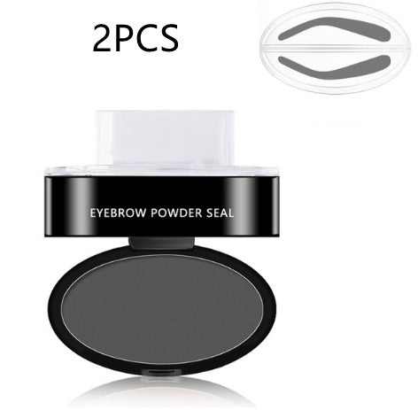 LuxuryGlow Waterproof Eyebrow Stamp Kit with Stencils – Instant Natural Brows