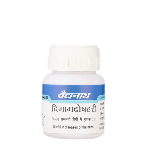 Baidyanath Dimagdoshahari 50 Tablets | Ayurvedic Brain Tonic for Memory, Focus & Mental Energy