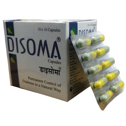 Growel Pharmaceuticals Disoma Capsules – Ayurvedic Metabolic & Stress Support (10 Capsules) - LUXURY GLOW
