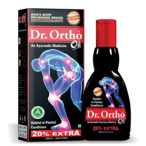 Divisa Dr. Ortho Oil Ayurvedic Massage Oil for Joint & Muscle Comfort