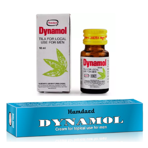 Hamdard Dynamol Oil with Cream – Unani Combo for Male Vitality, Strength & Wellness