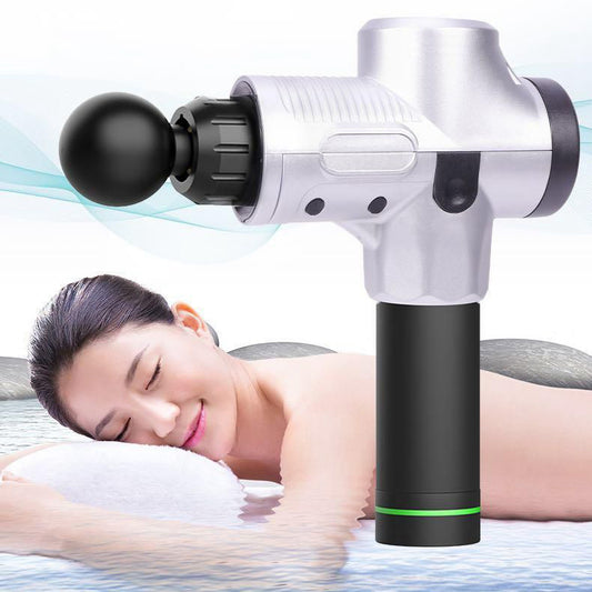 LuxuryGlow Deep Tissue Massage Gun – LCD Touch, Brushless Motor, Muscle Relaxer