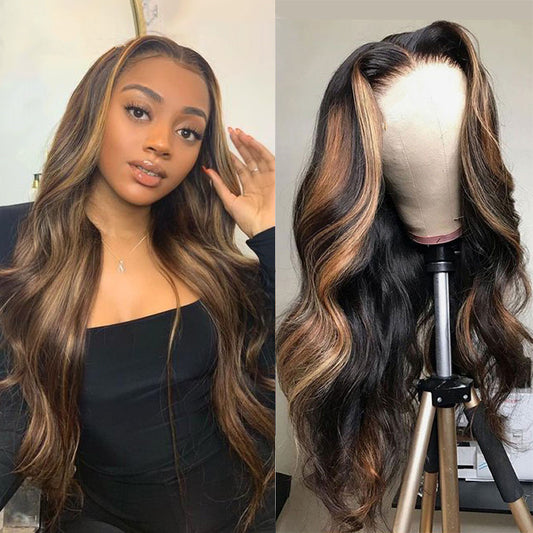 باروكة شعر صناعي طويل مجعد للنساء من LuxuryGlow - مظهر طبيعي، غطاء شبكي وردي مقاوم للحرارة