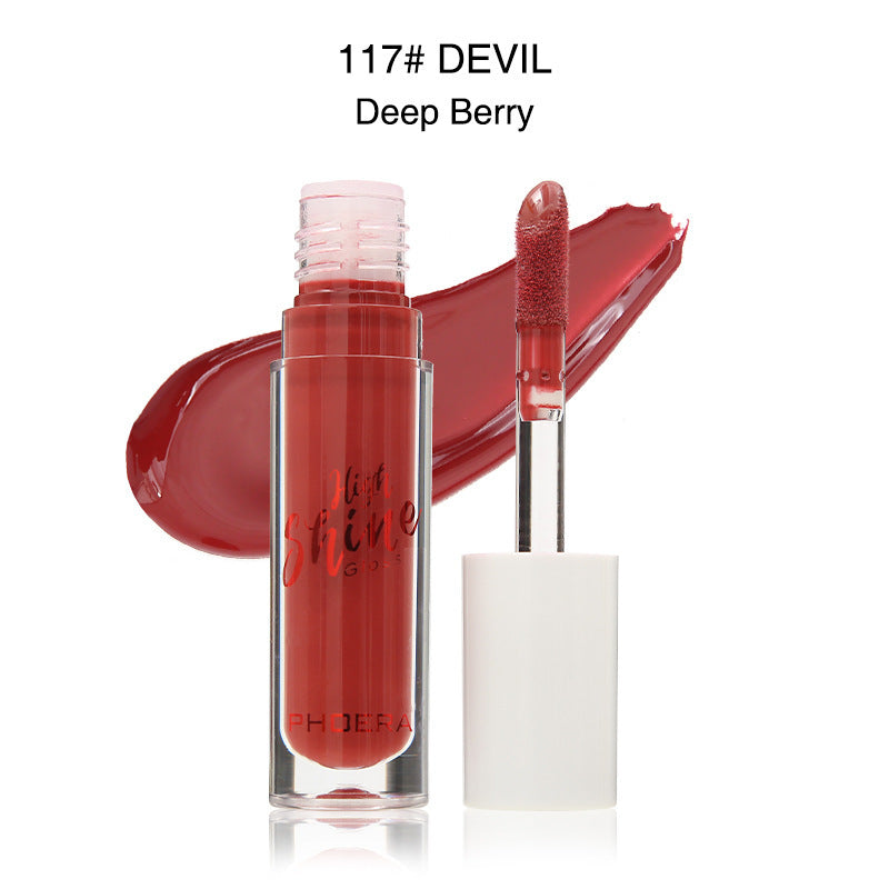Bálsamo labial Crystal Jelly de PHOERA: brillo labial hidratante de larga duración