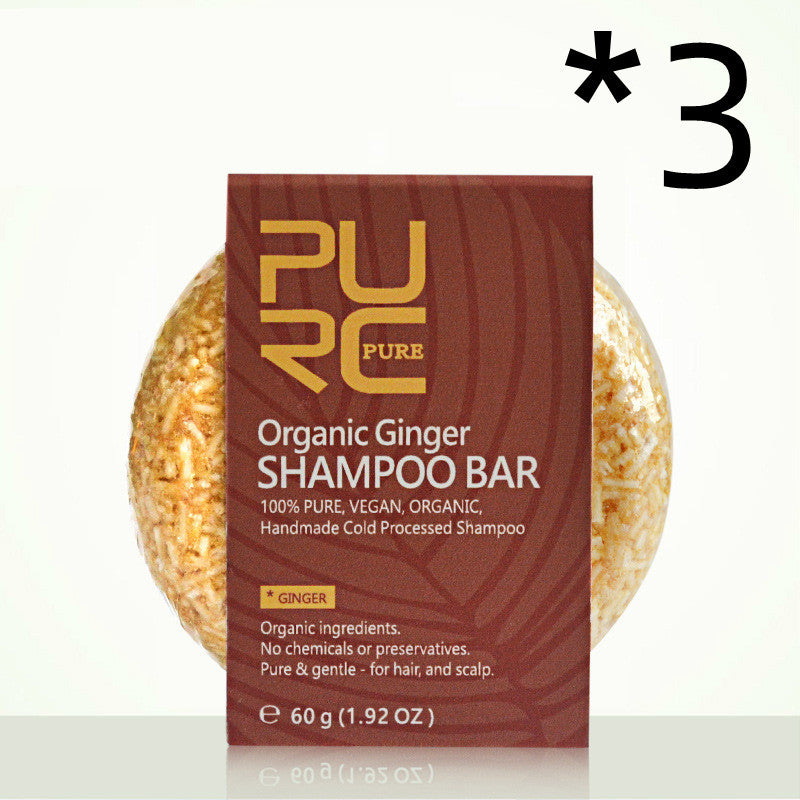 Champú y jabón herbal Purc: anticaspa, control de grasa y nutrición capilar (varios aromas)