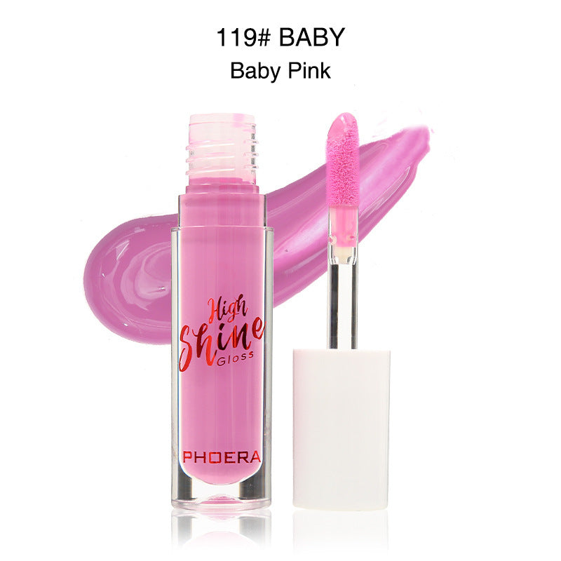 Bálsamo labial Crystal Jelly de PHOERA: brillo labial hidratante de larga duración