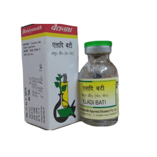 Baidyanath Eladi Bati – Ayurvedic Throat Care & Instant Cough Relief Tablets