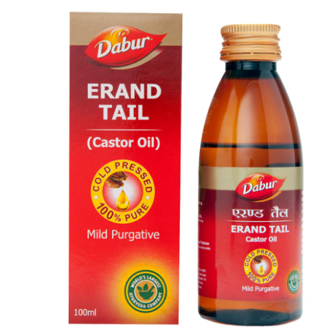 Dabur Erand Tail (Castor Oil) for Gentle Constipation Relief – 50 ml