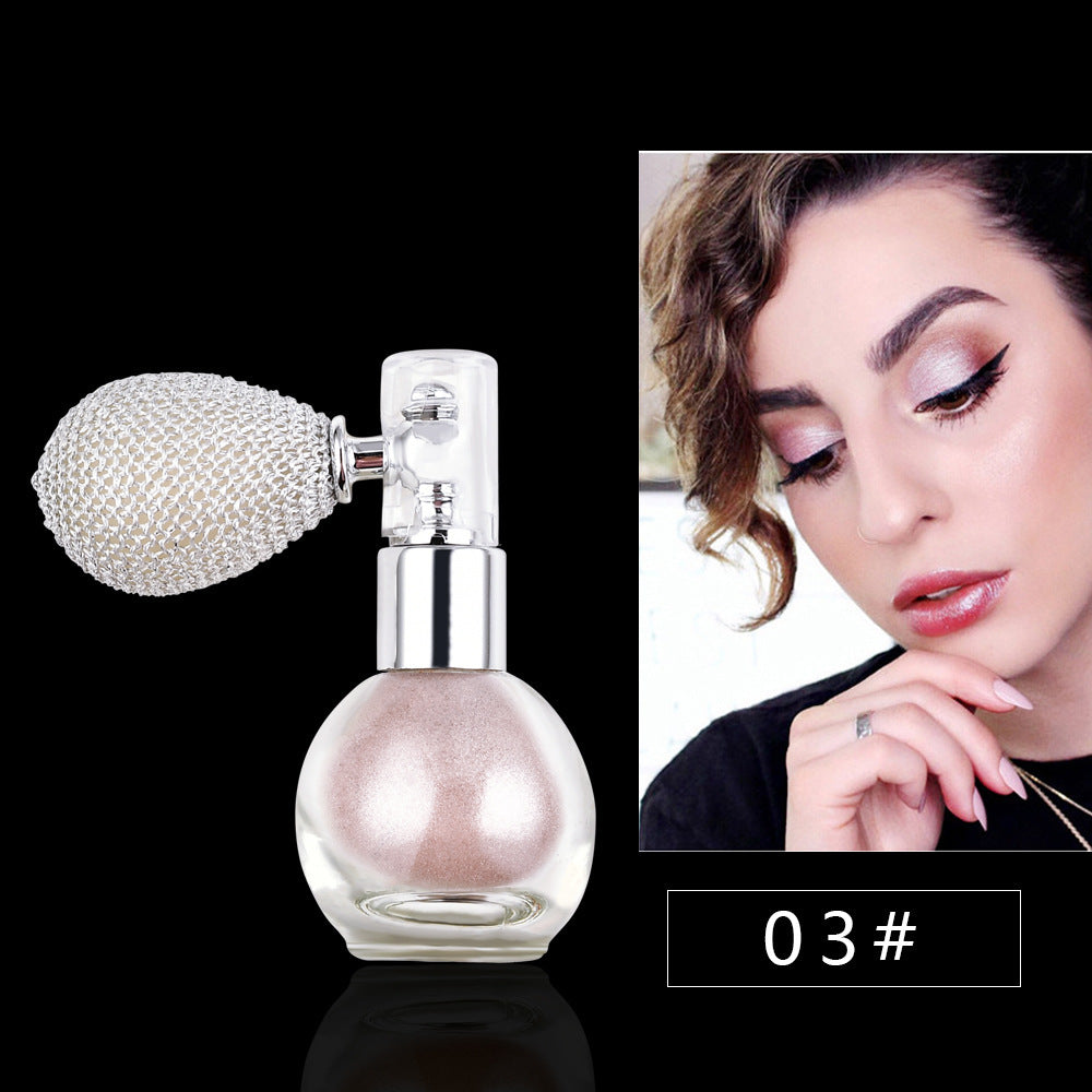 Iluminador en aerosol con brillo TEAYASON: polvos brillantes para rostro y cuerpo