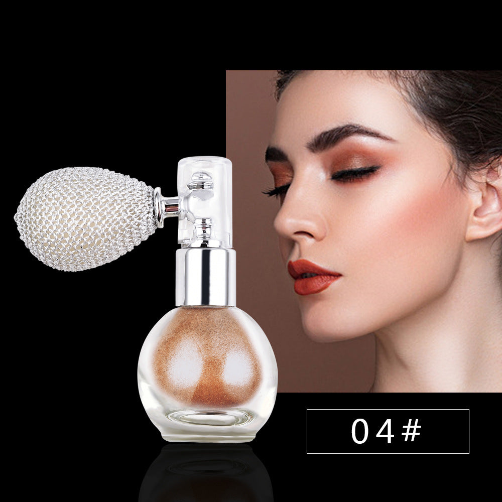 Iluminador en aerosol con brillo TEAYASON: polvos brillantes para rostro y cuerpo