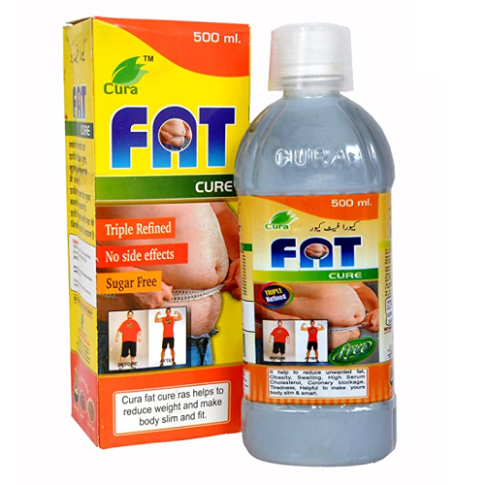Cura Fat Cure Juice | Sugar-Free Weight Loss Drink for Metabolism, Fat Burn & Cholesterol Balance – 500ml
