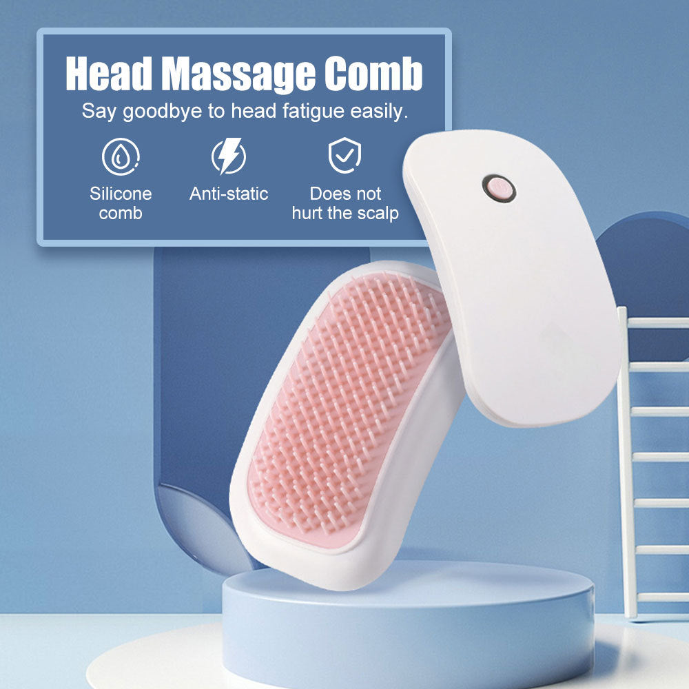 LuxuryGlow Electric Scalp Massager for Hair Growth & Stress Relief – Mini Head Scrubber