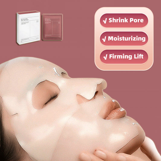 Mascarilla facial de colágeno LuxuryGlow: hidratante, reafirmante e iluminadora (4 unidades)