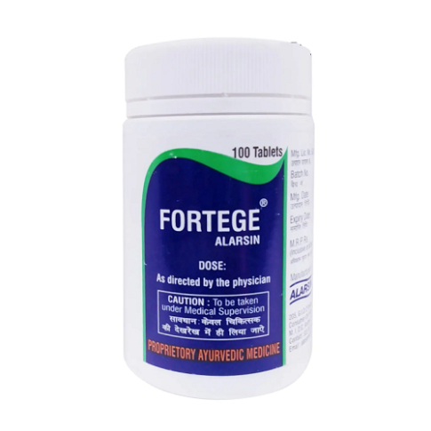 Alarsin Fortege Tablets – Ayurvedic Strength & Vitality Support Formula