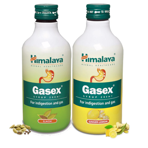 Himalaya Gasex Syrup – Ayurvedic Support for Gas, Bloating & Digestive Comfort
