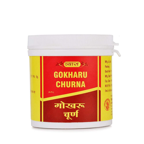 Vyas Gokharu Churna Ayurvedic Tribulus Powder for Urinary & Vitality Support - LUXURY GLOW