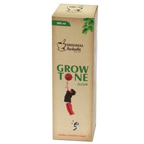 Dindayal Grow Tone Syrup for Children’s Growth, Digestion & Immunity (200 ml)