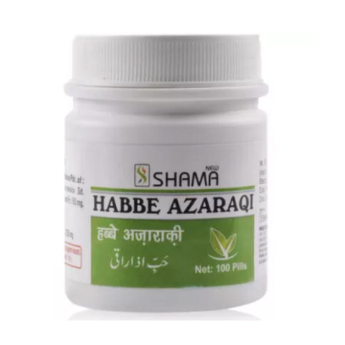 New Shama Habbe Azaraqi 100 Tablets – Unani Nervine & Joint Support