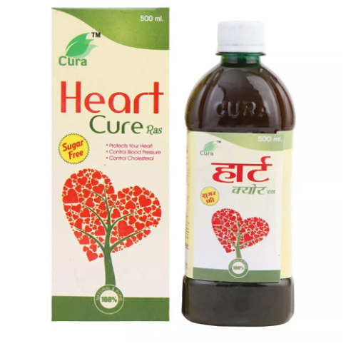 Cura Heart Cura Ras | Arjuna Heart Health Tonic for BP Support & Cardiac Strength – 500ml
