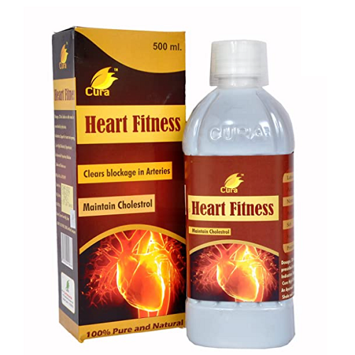 Cura Heart Fitness Syrup – Supports Heart Wellness, Healthy Circulation & Metabolism (500ml)